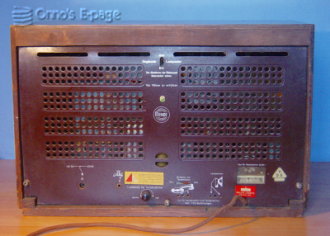 
    The back panel has a Philips license sticker.
    
